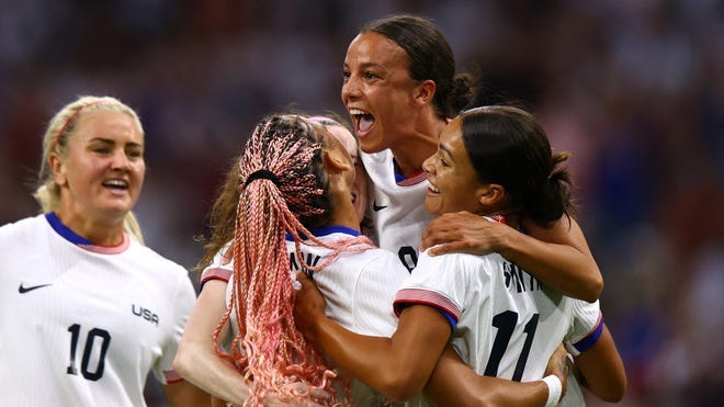 USA vs. Germany Paris Olympics soccer score: USWNT scores big win
