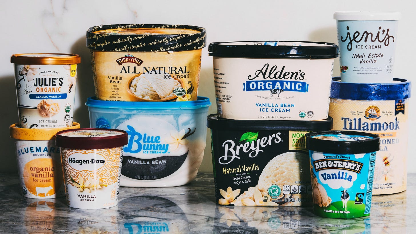Taste Test: The Best Vanilla Ice Cream You Can Buy at the Store | Epicurious
