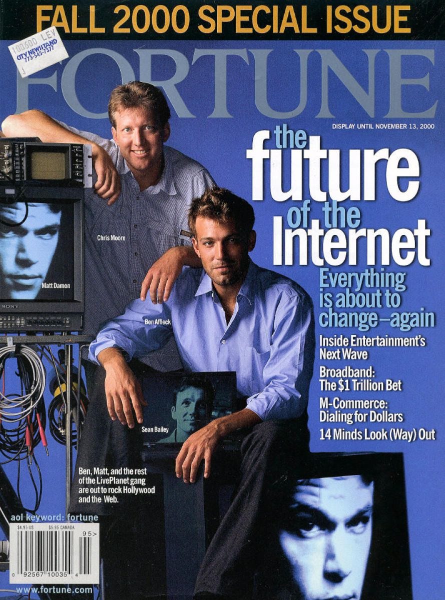 Fortune | November 13, 2000 at Wolfgang's | Fortune magazine, Vintage  magazine, Fortune