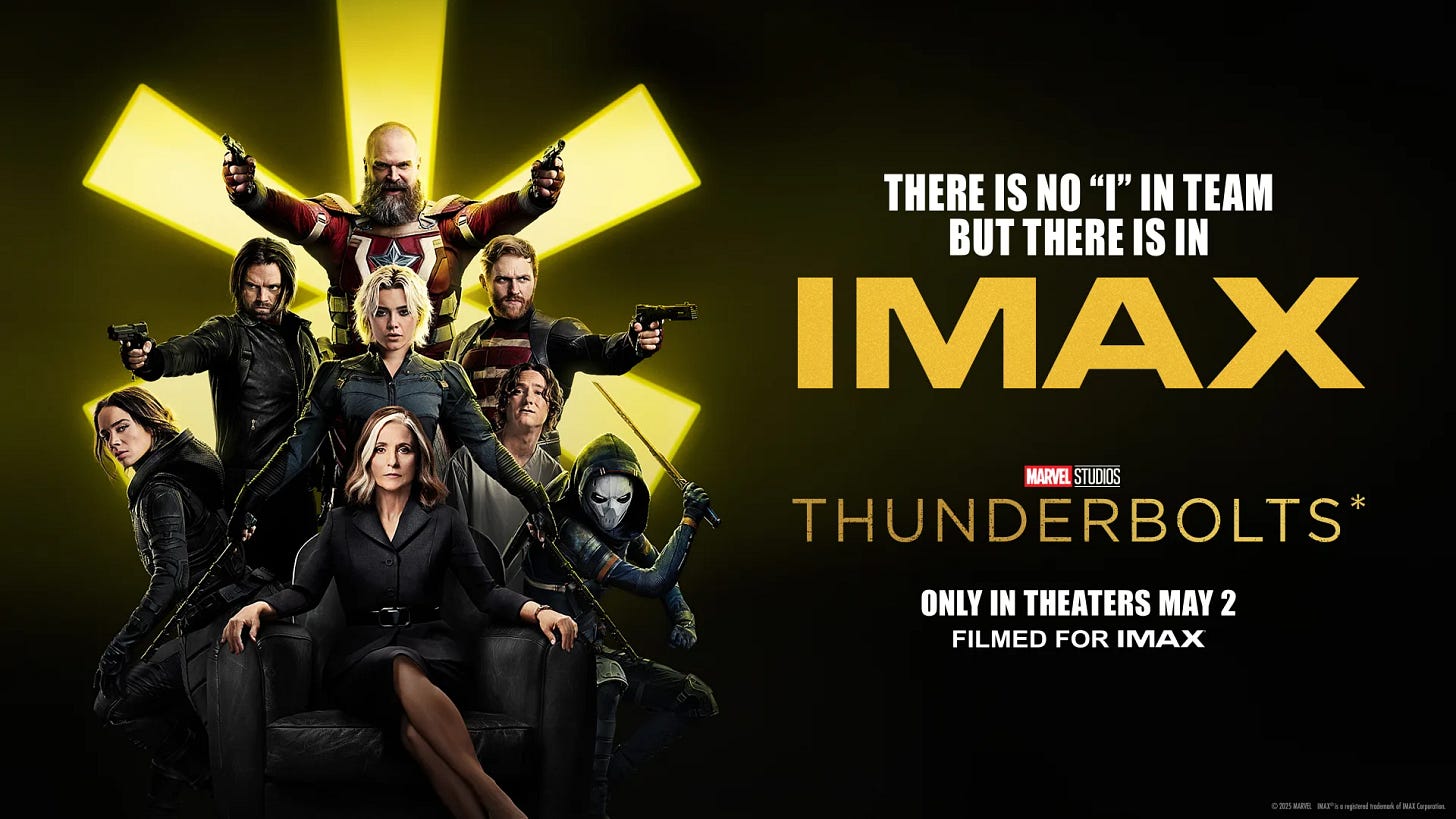 Thunderbolts* IMAX Opening Night Fan Event - White River State Park Thunderbolts* IMAX Opening Night Fan Event - White River State Park