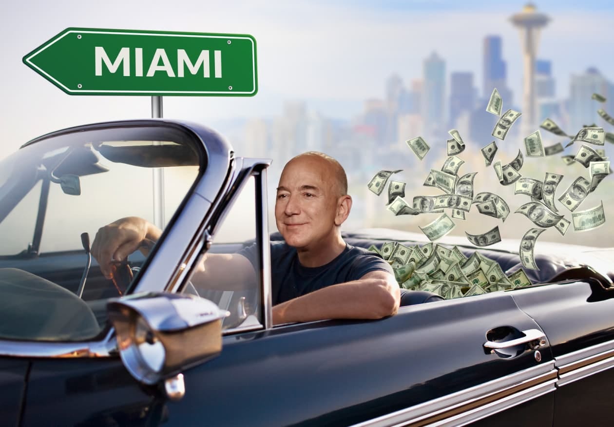 Why Jeff Bezos's move to Miami is a great 'tax play' for the billionaire -  MarketWatch