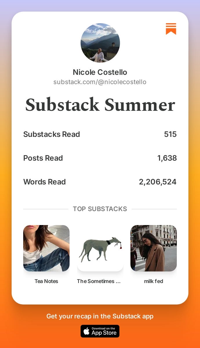 Substack Summer