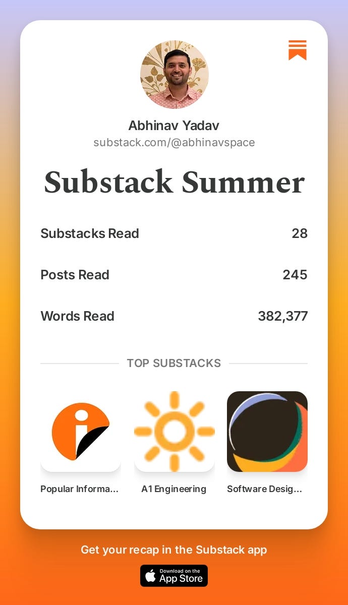 Substack Summer