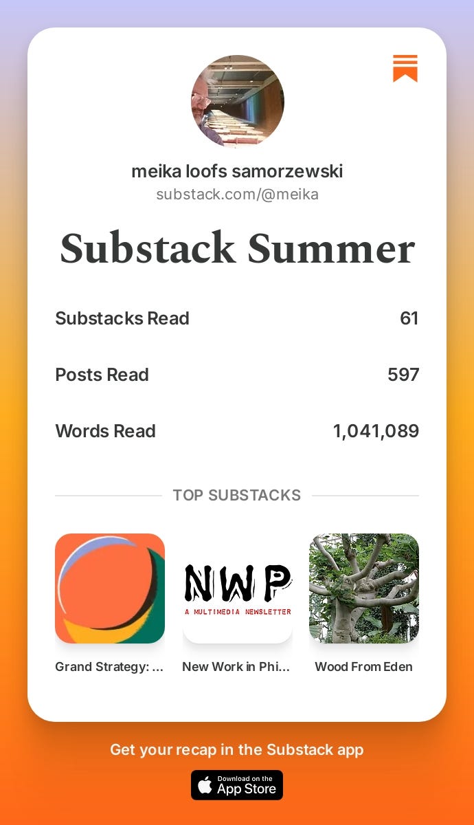 Substack Summer