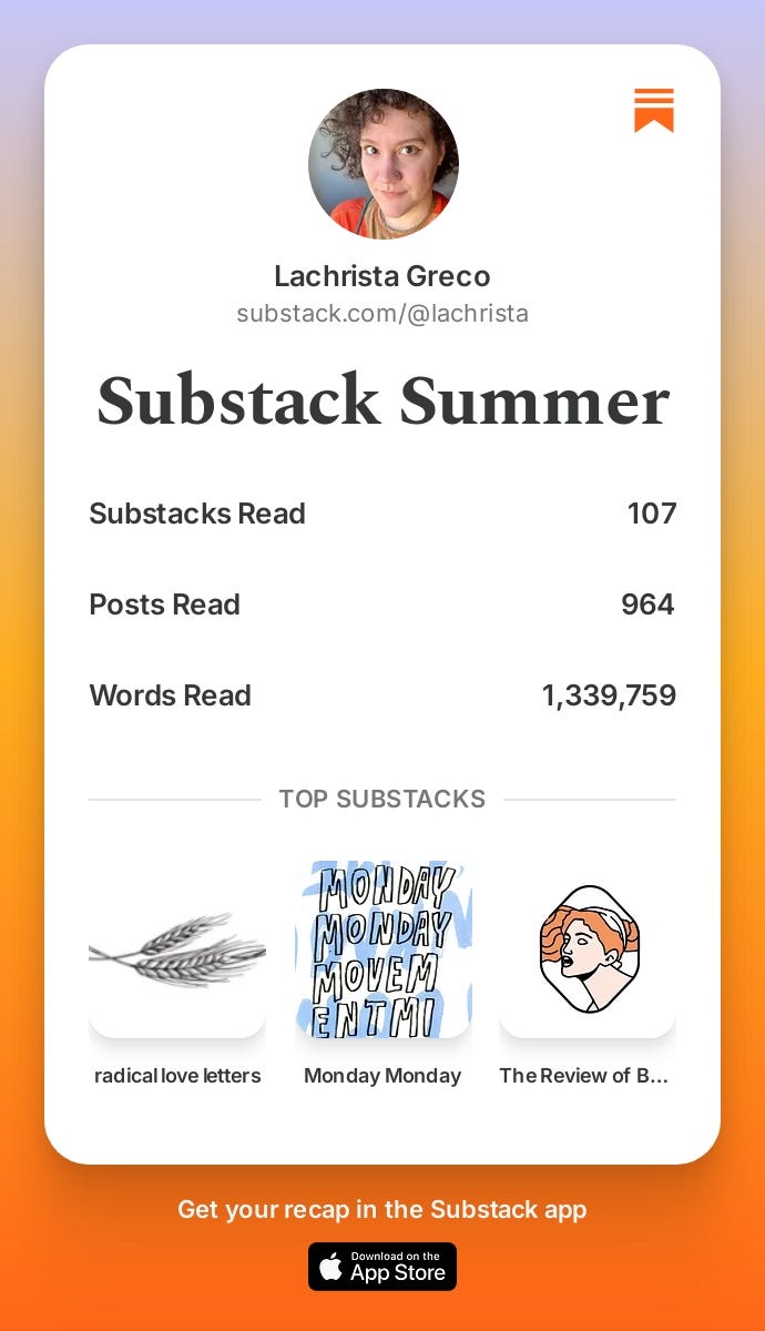 Substack Summer