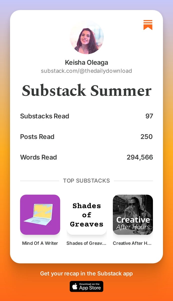 Substack Summer