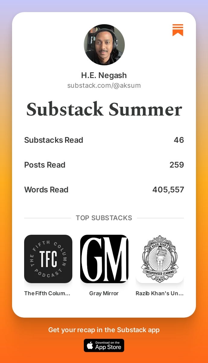 Substack Summer