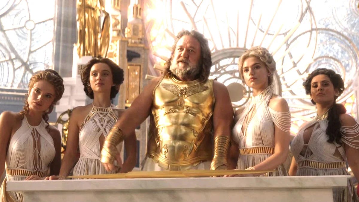 Thor Love And Thunder Scene Post Generique 2 In moments sublime, Marvel turns in on itself