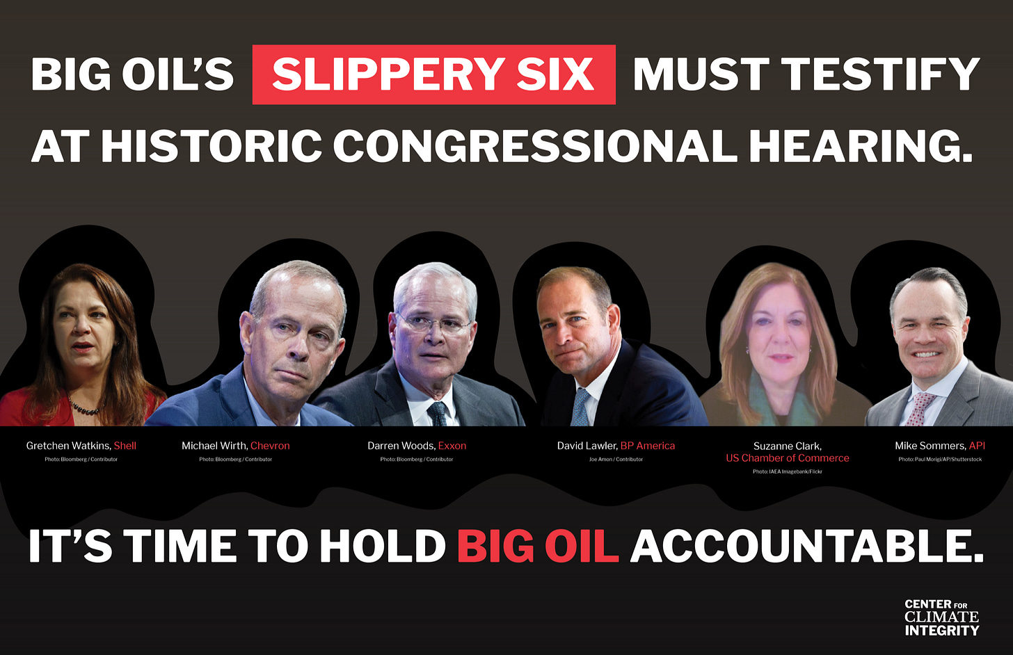 BREAKING Big Oil’s “Slippery Six” will testify before Congress