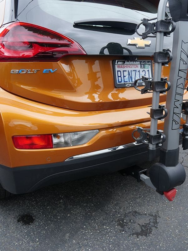 Towing capacity new arrivals chevy bolt