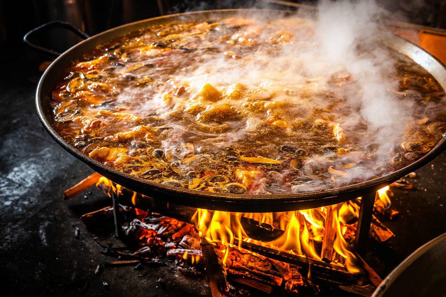 Paella Valenciana Longer Tables with José Andrés