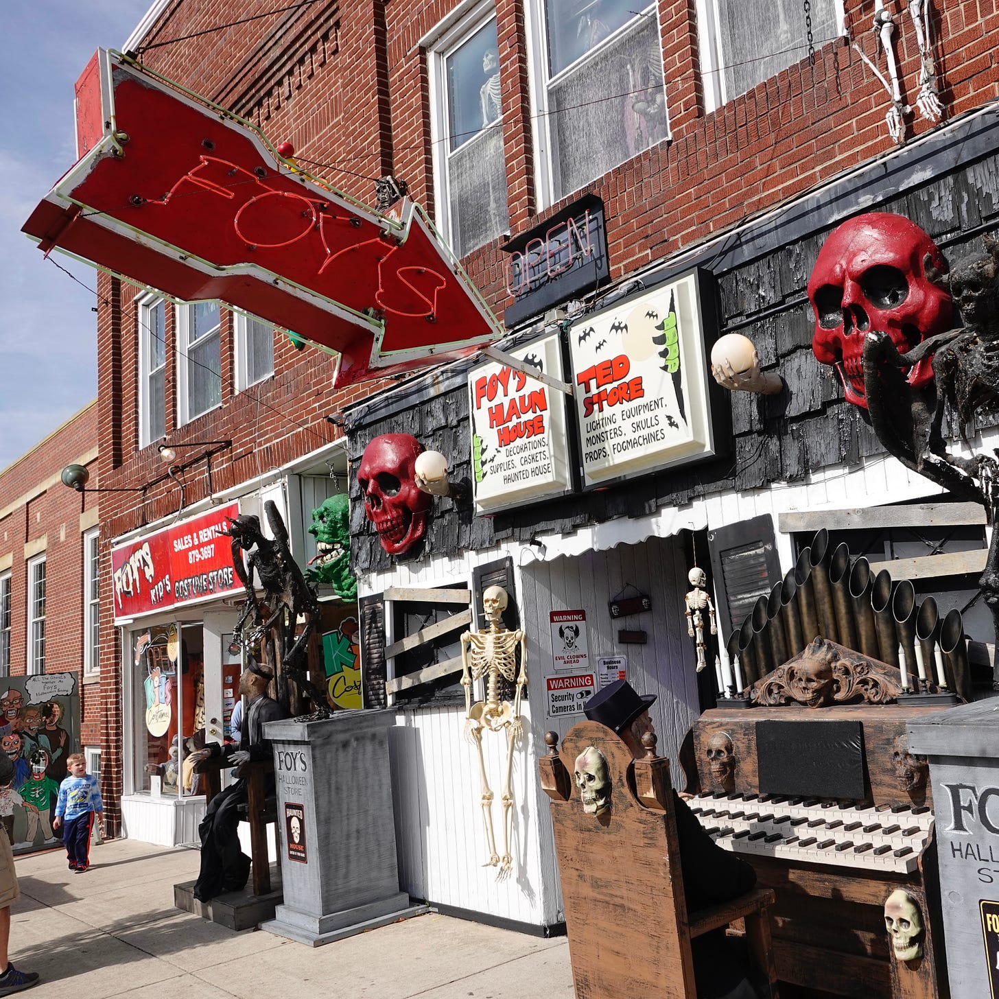 Foy's Halloween Store in the sensationally spooky vintage experience