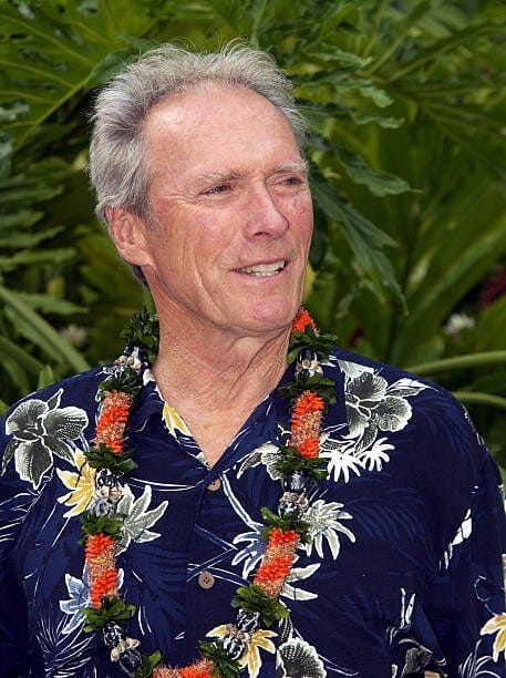 Clint Eastwood during 2002 Maui Film Festival - Clint Eastwood Honored with Piper Heidsieck Silversword Award at Grand Wailea Resort Hotel and Spa in Maui, Hawaii, United States. (Photo by J. Vespa/WireImage)