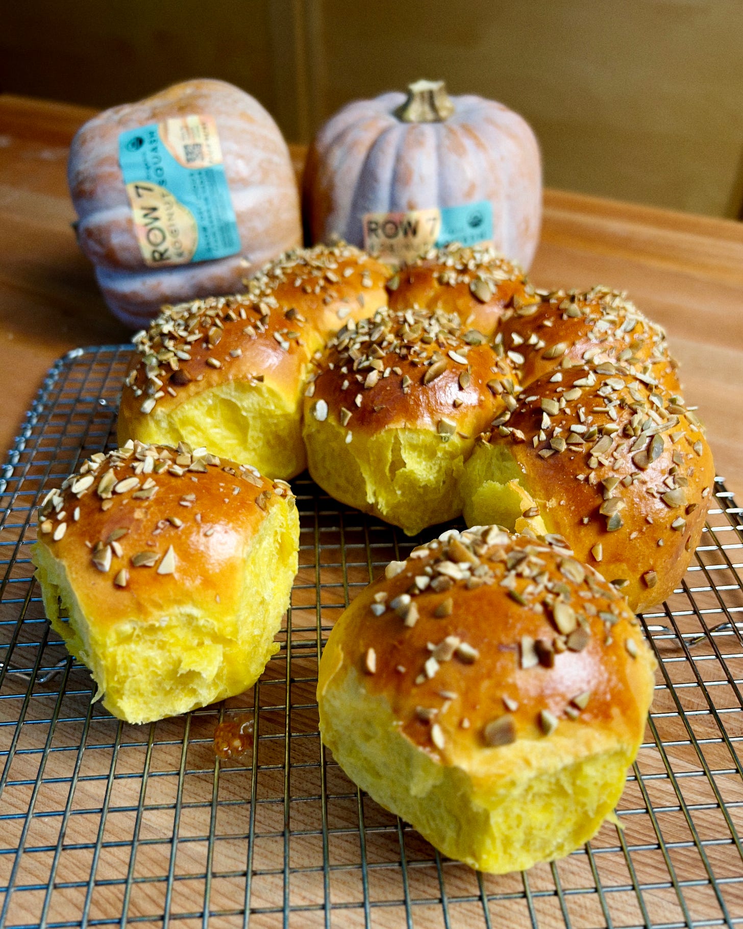 Recipe Row 7 Seeds Koginut Squash Brioche Buns