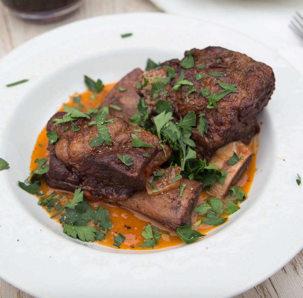 short ribs and grits by Caroline Chambers