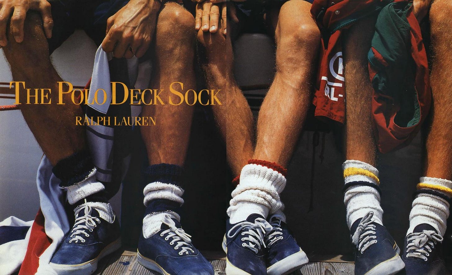 Polo best sale deck socks
