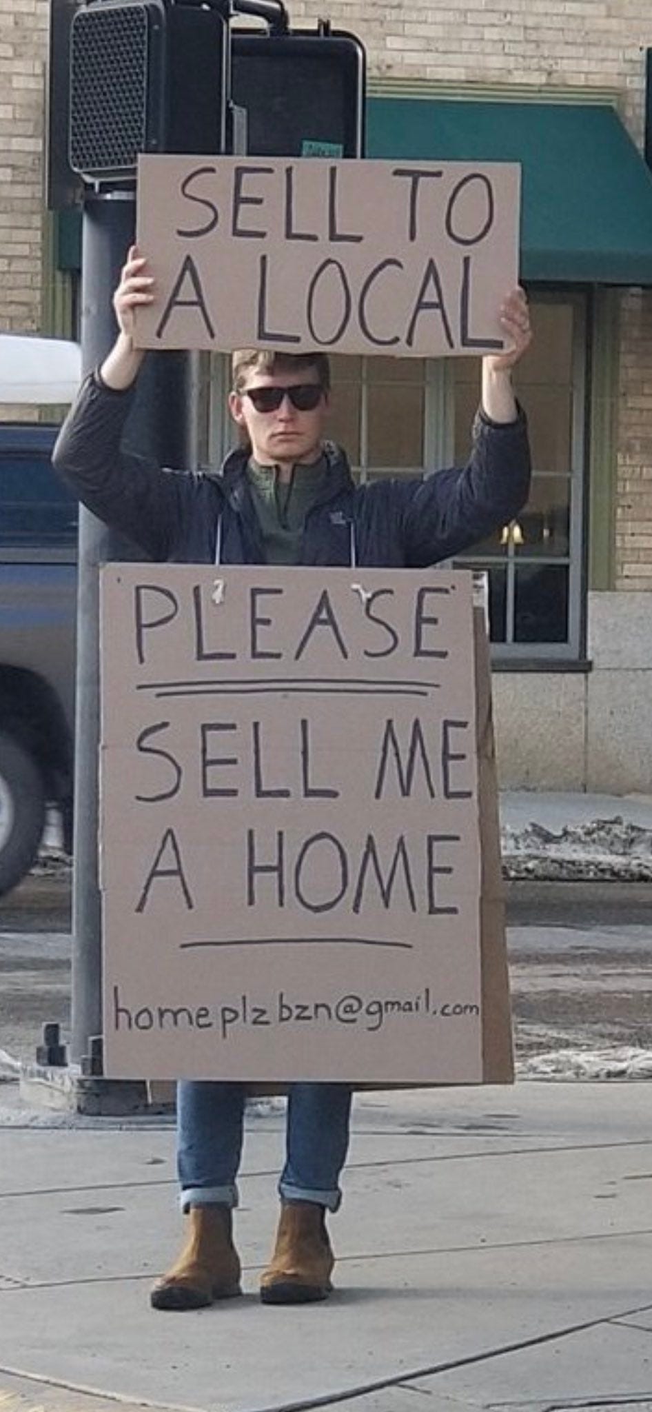 Trying to buy in a Montana boomtown