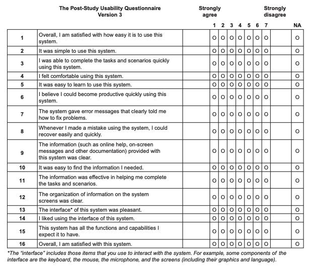 Standardized usability questionnaires: which one to use?