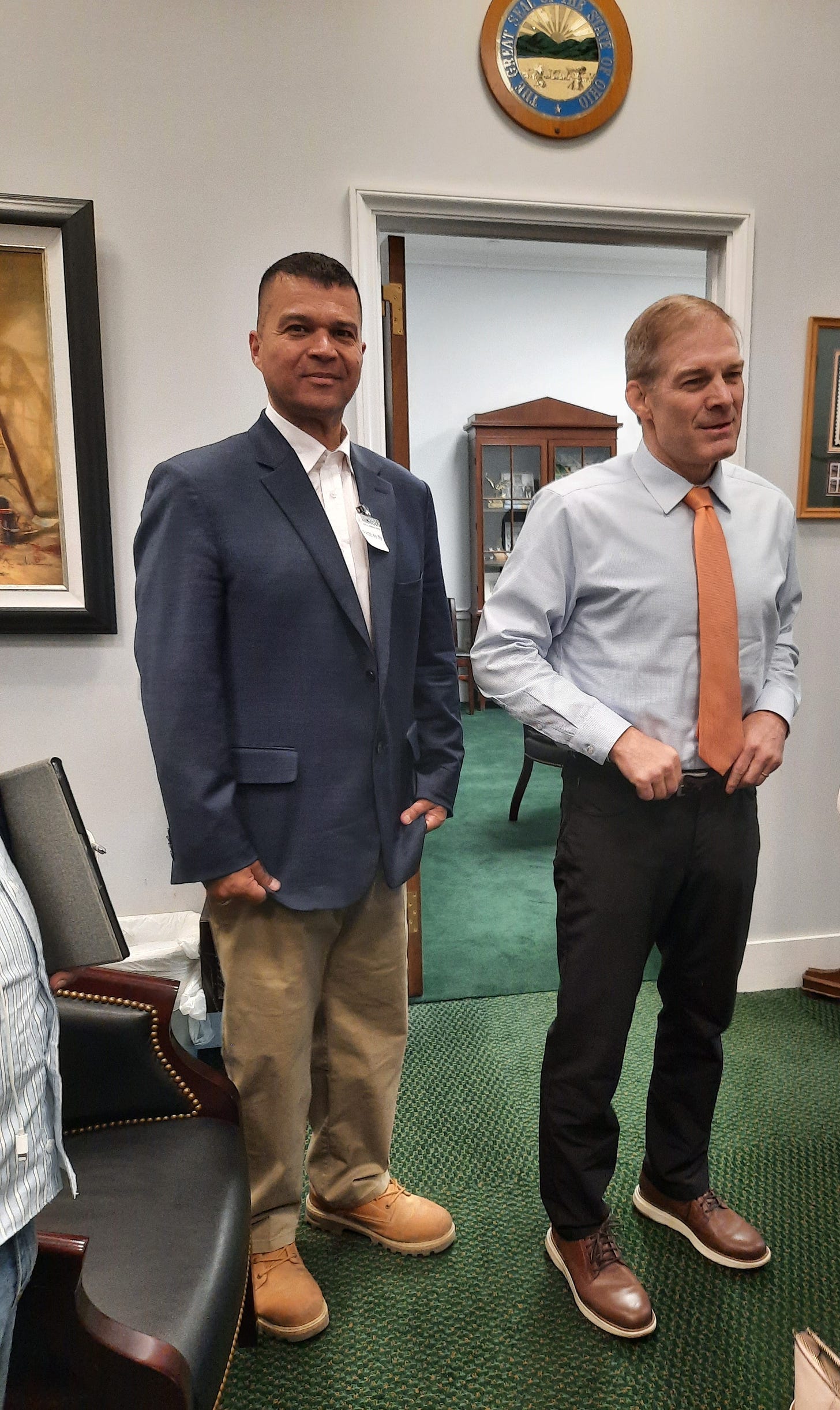 Rep jim jordan and dr paul elias alexander meeting in rep jordon 039 s congressional office this man i respect amp put a lot of trust in him now to go rambo on all covid wrongs to indict amp jail many | news