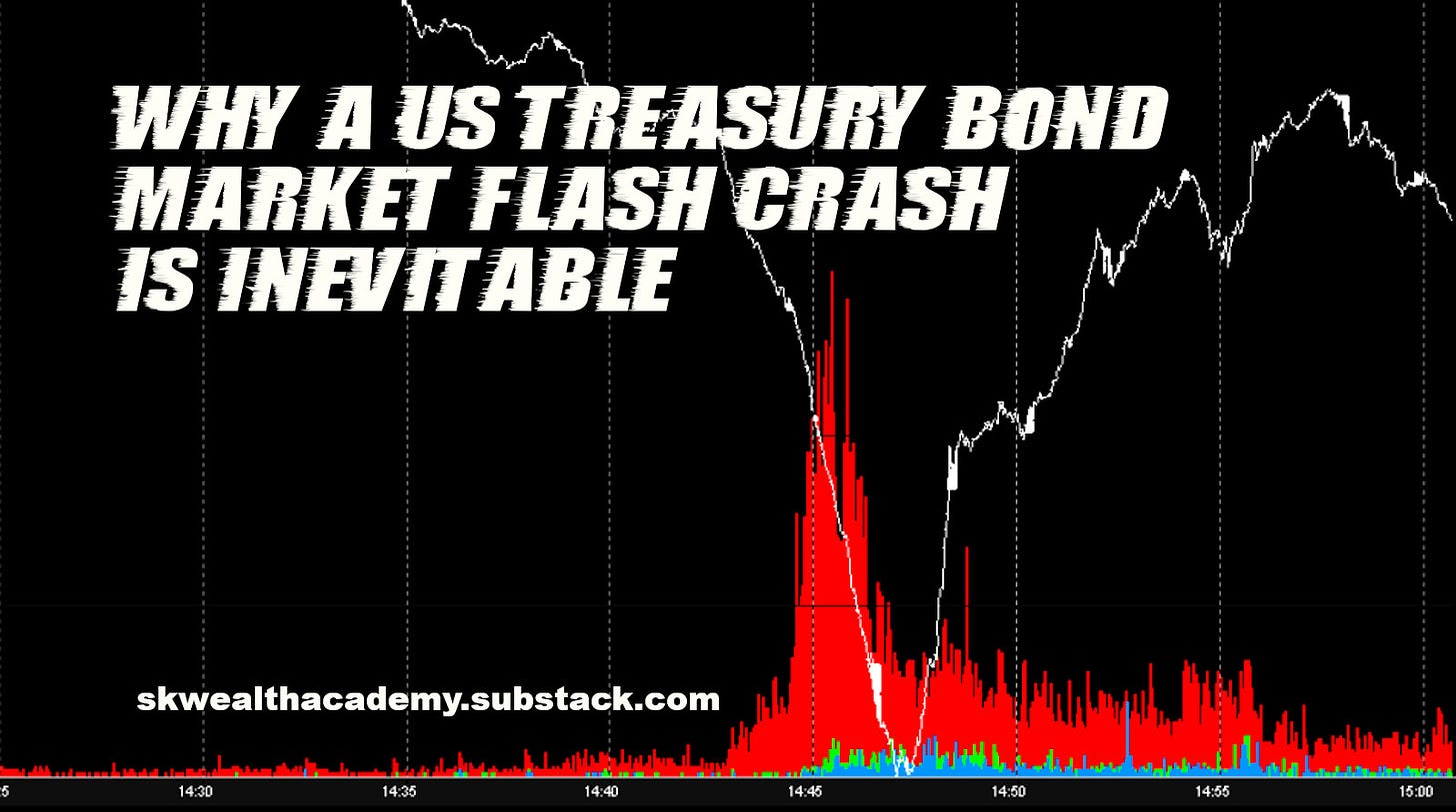 Why a US Treasury Bond Market Flash Crash is Inevitable Under These