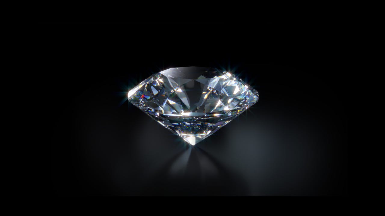 Freshly mined deals diamond