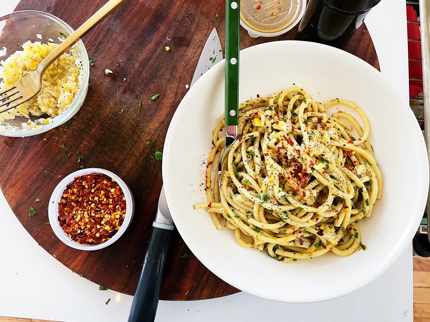 Pantry Pasta! Pasta from your pantry! by Alison Roman
