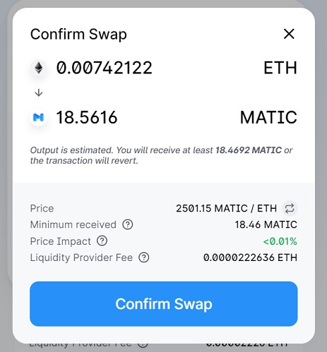 quickswap metamask