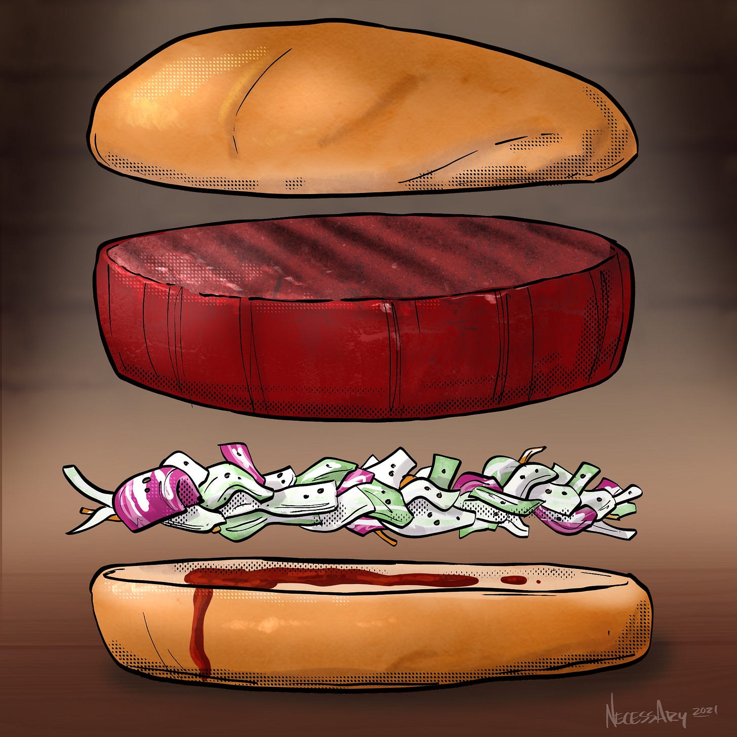 Essentials German Bologna Sandwich, Hermann Wurst Haus, Hermann, Missouri