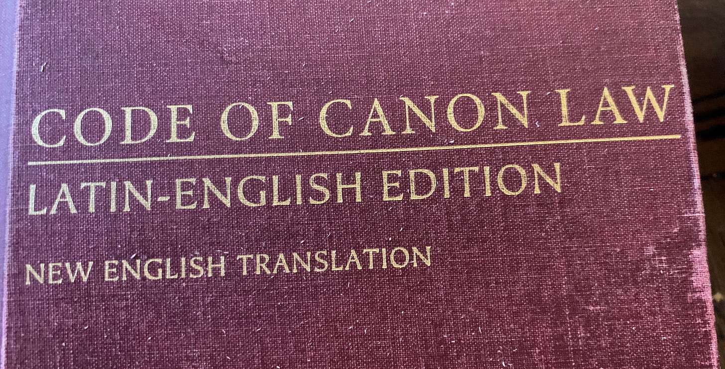 The (canon) laws, they are achangin' A complete guide to the pope's