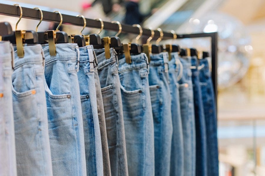 Jeans manufacturing cost sales