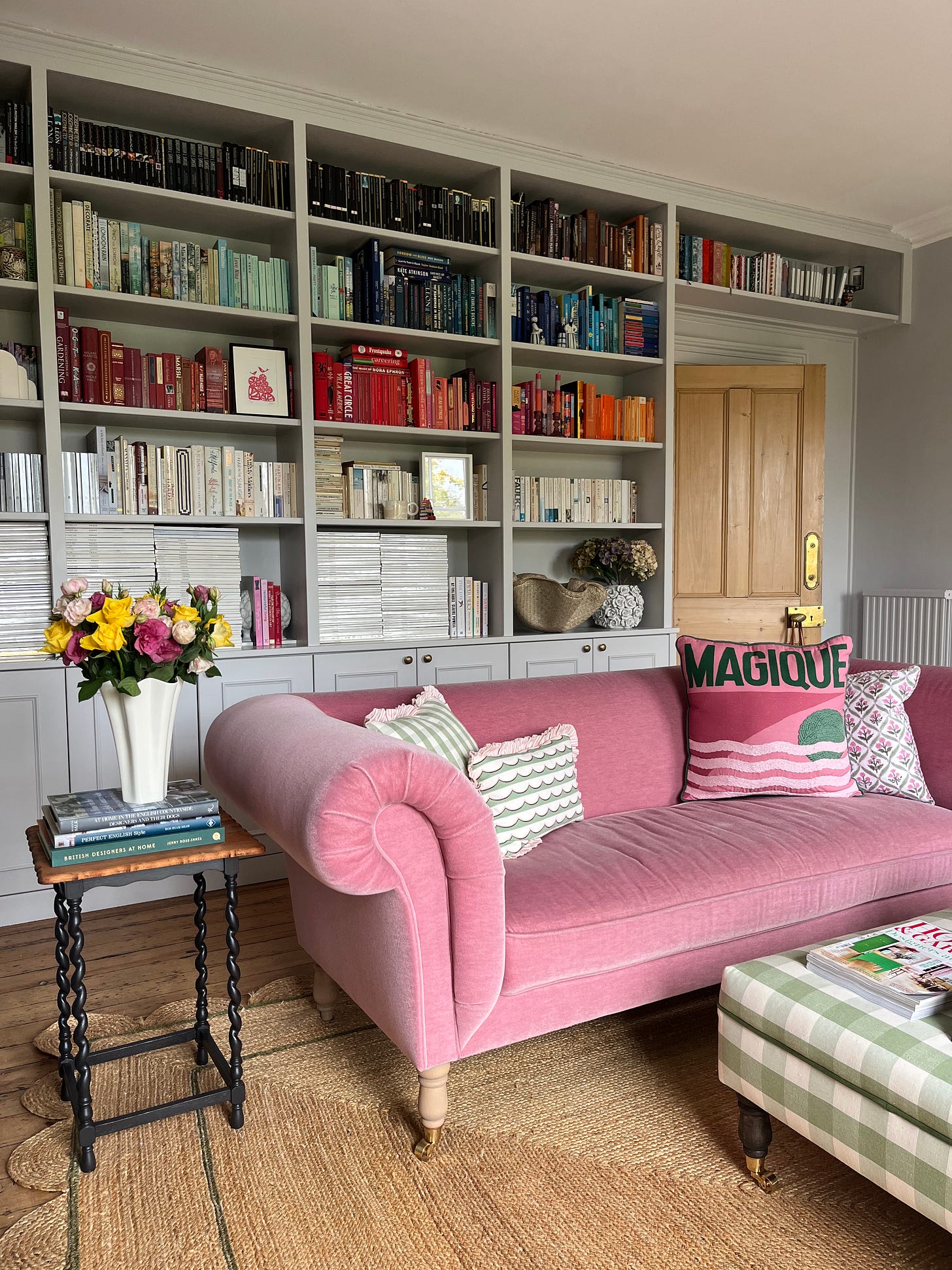 How do you organise your bookshelves?