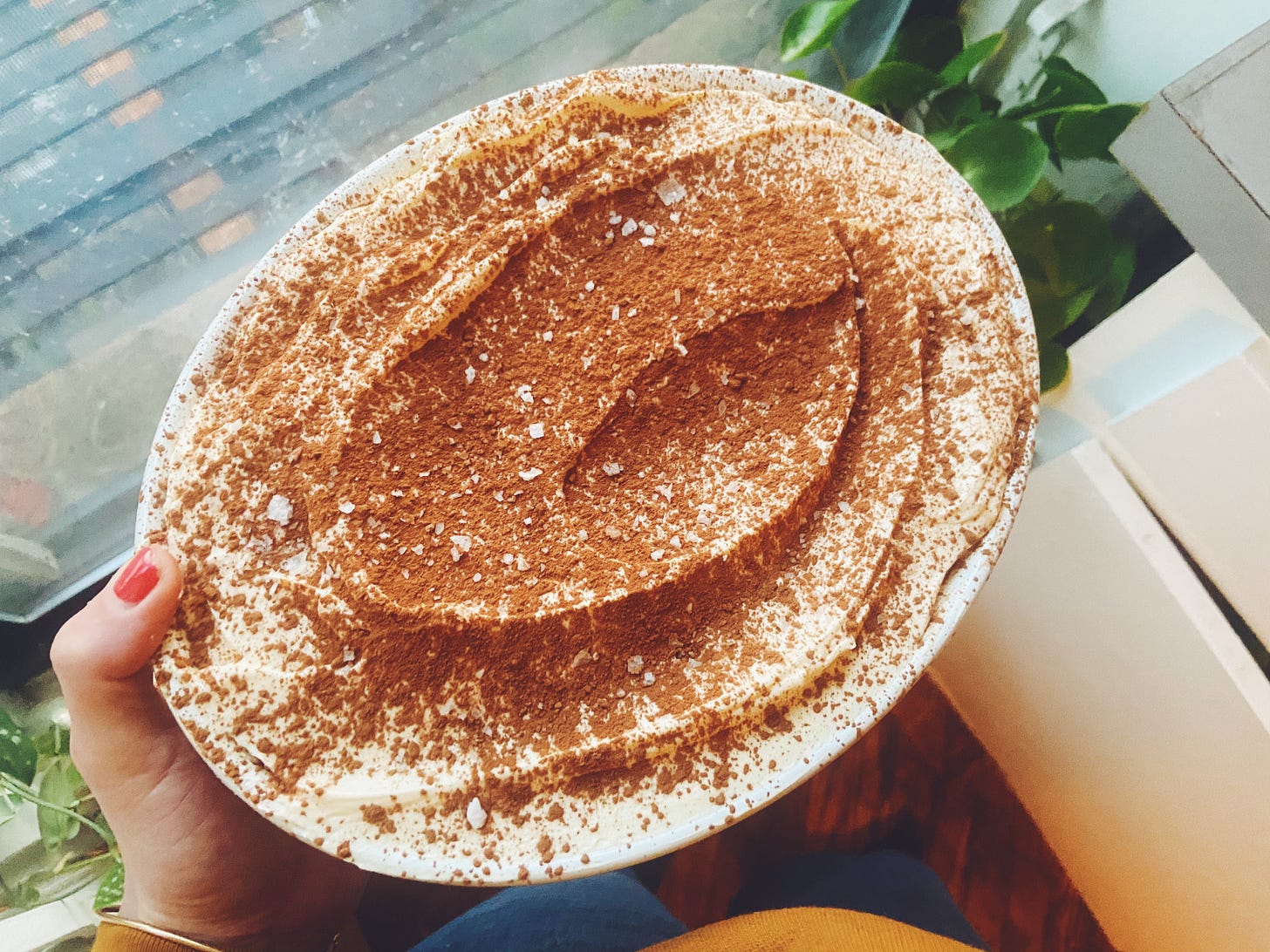 sheet cake with mascarpone and coffee by Alison Roman