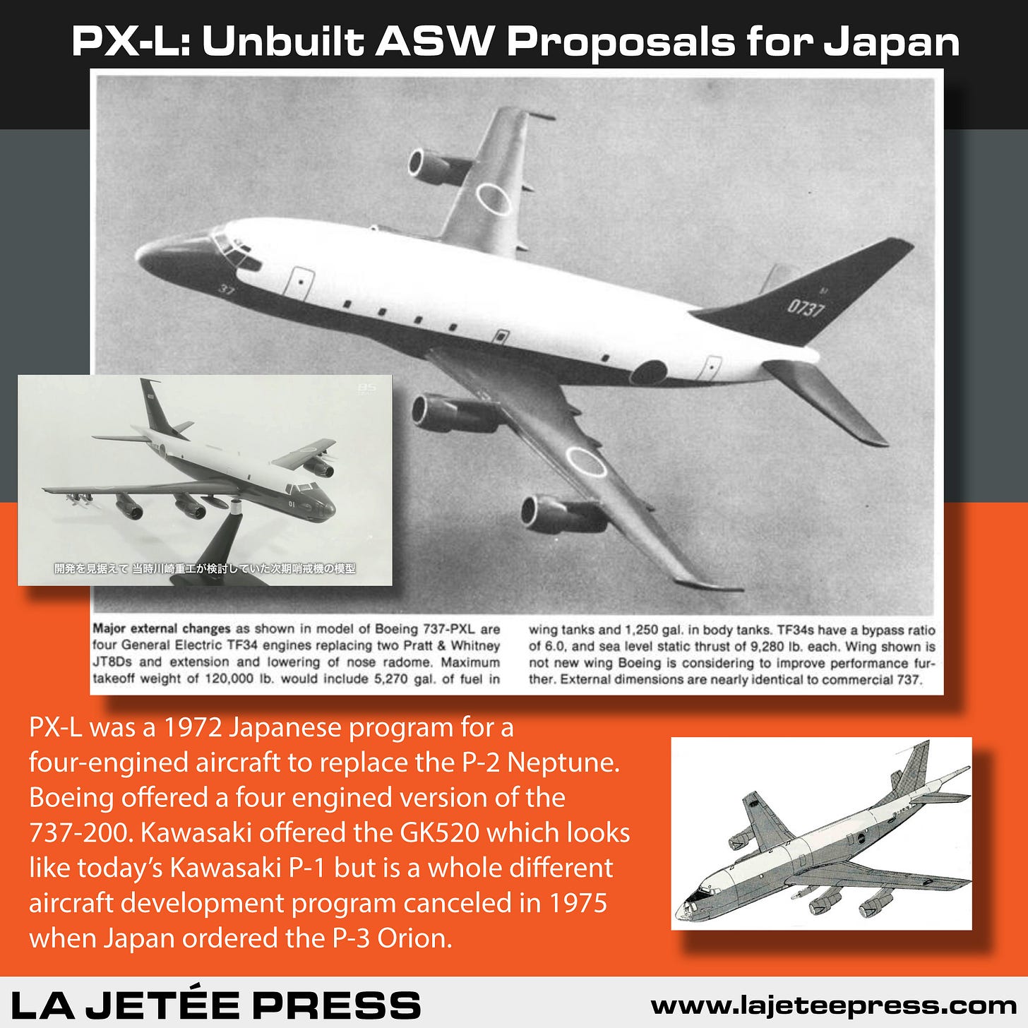 PX L Unbuilt ASW Aircraft Proposals For Japan PX L Unbuilt ASW Aircraft Proposals For Japan
