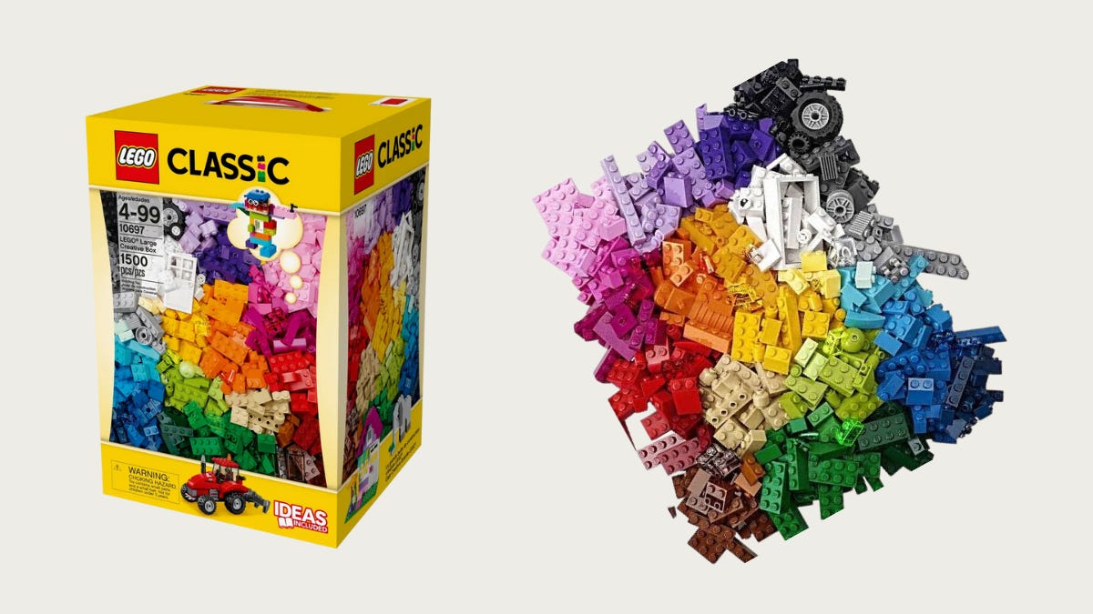 Lego large creative box 1500 pieces on sale