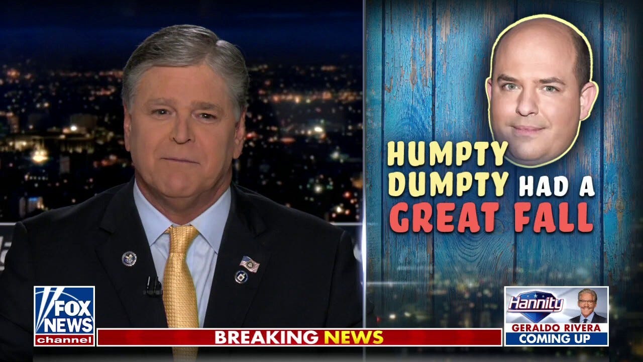 Sean Hannity addresses CNN's Brian Stelter leaving the network | Fox News  Video
