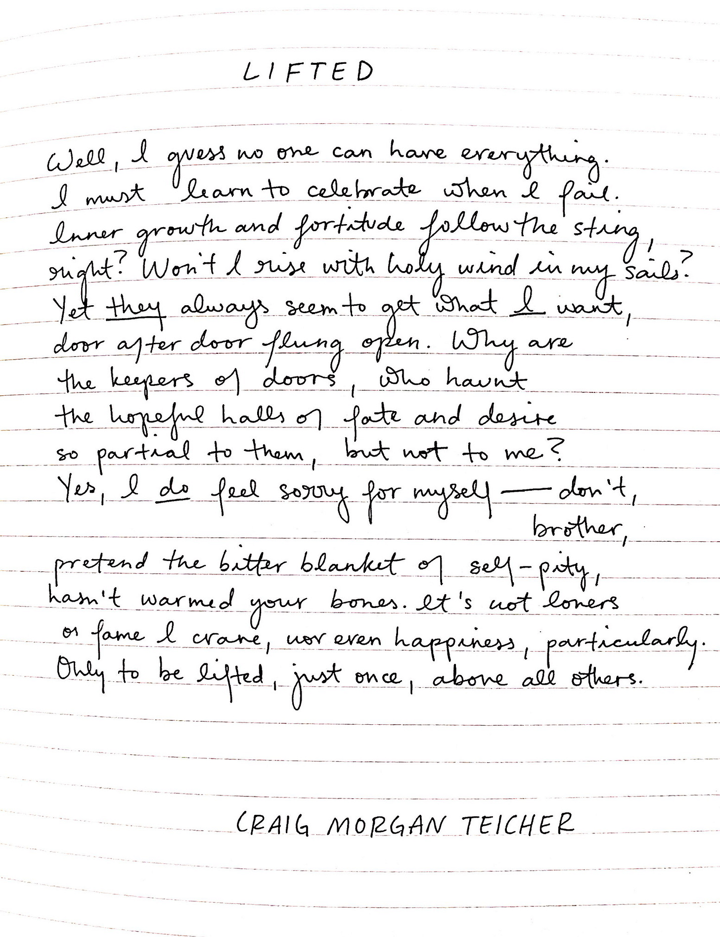 29. "Lifted" by Craig Teicher by Haylee Millikan