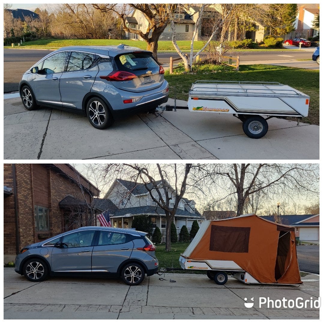 Towing capacity hot sale chevy bolt