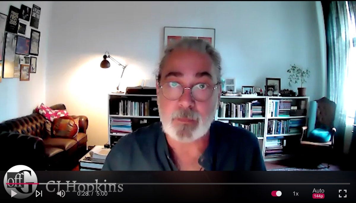 Dissident Dialogues: CJ Hopkins – The Burning Platform