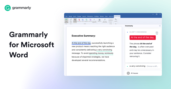 Grammarly for word cheap