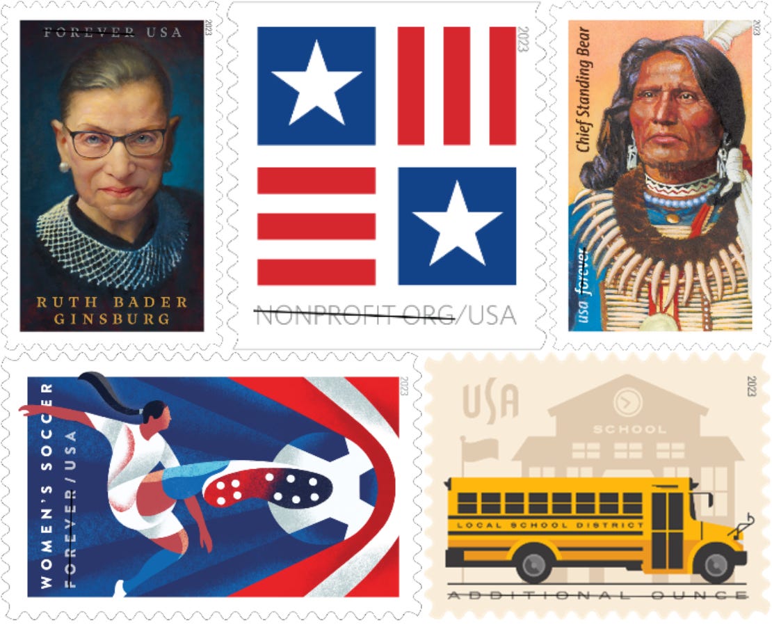The new 2023 USPS stamps are proof America’s already great