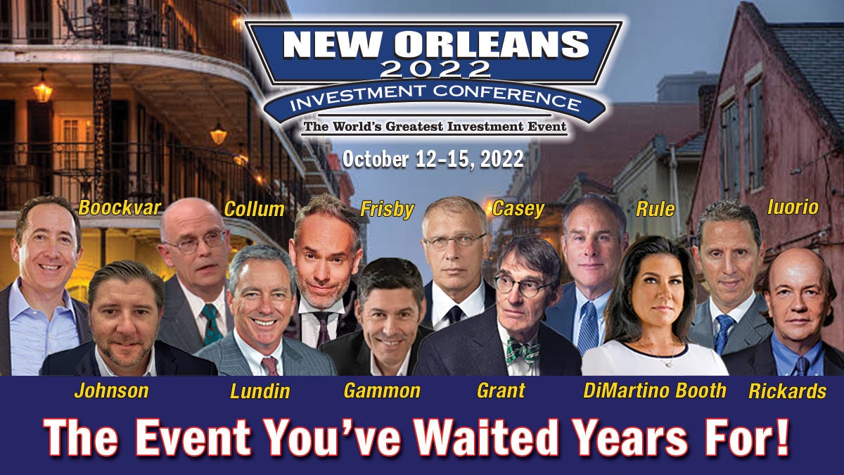 New Orleans Investment Conference by Dominic Frisby