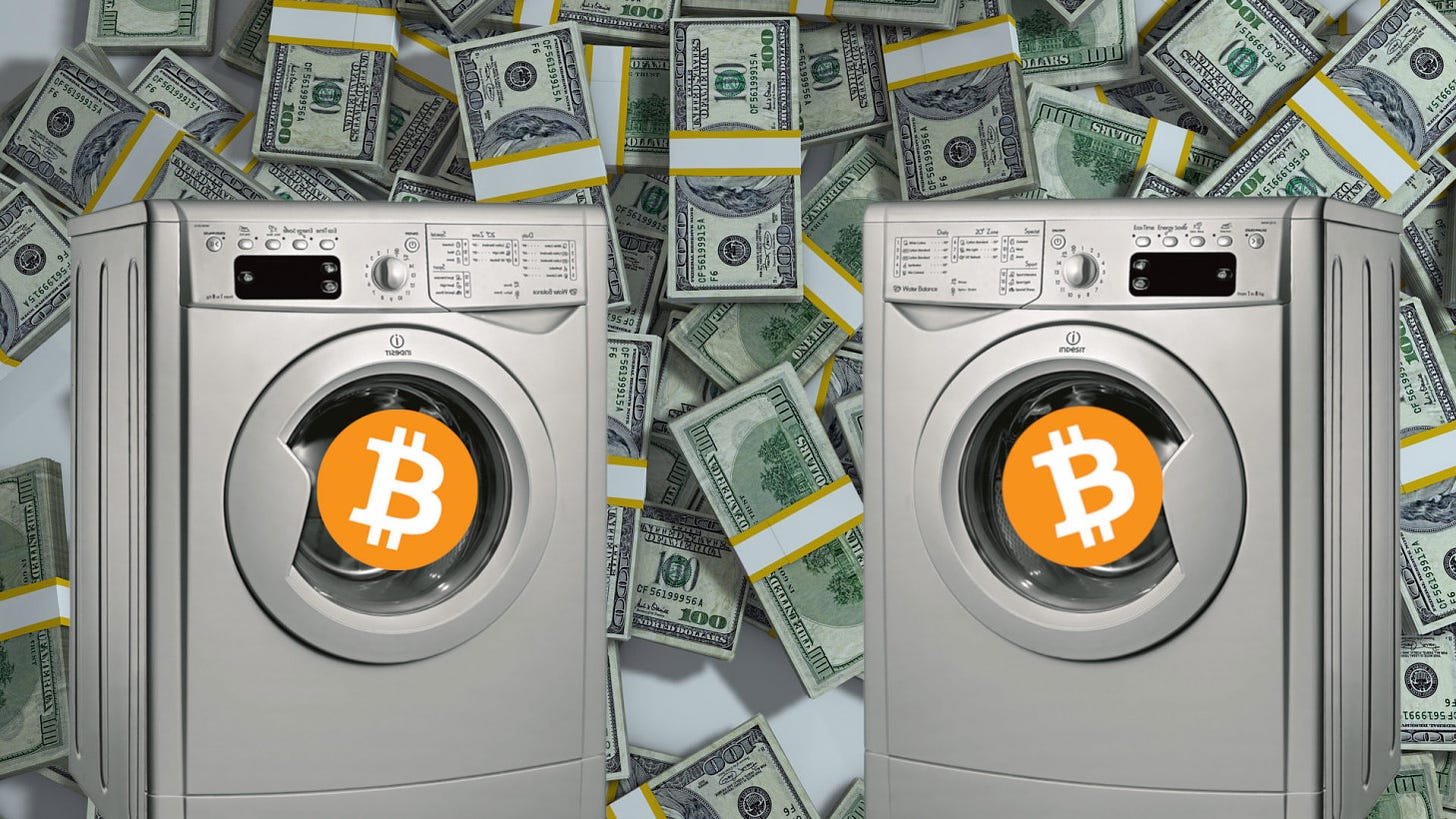 how to money launder bitcoin