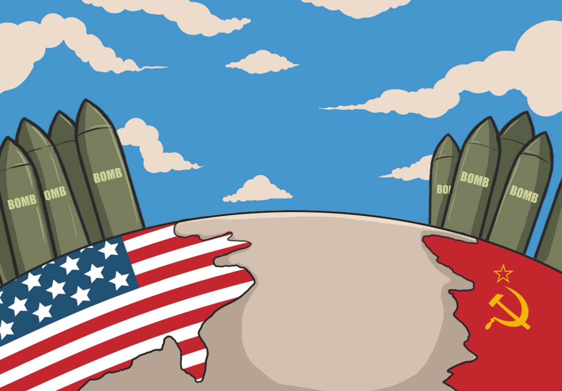 Cold War Decadeslong power struggle between two superpowers