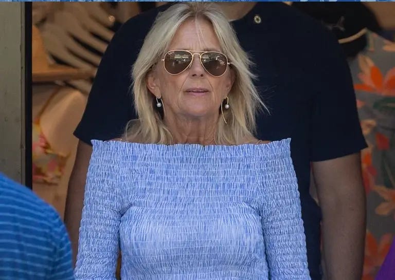 Jill Biden Has Covid. And About That Diaper Dress.