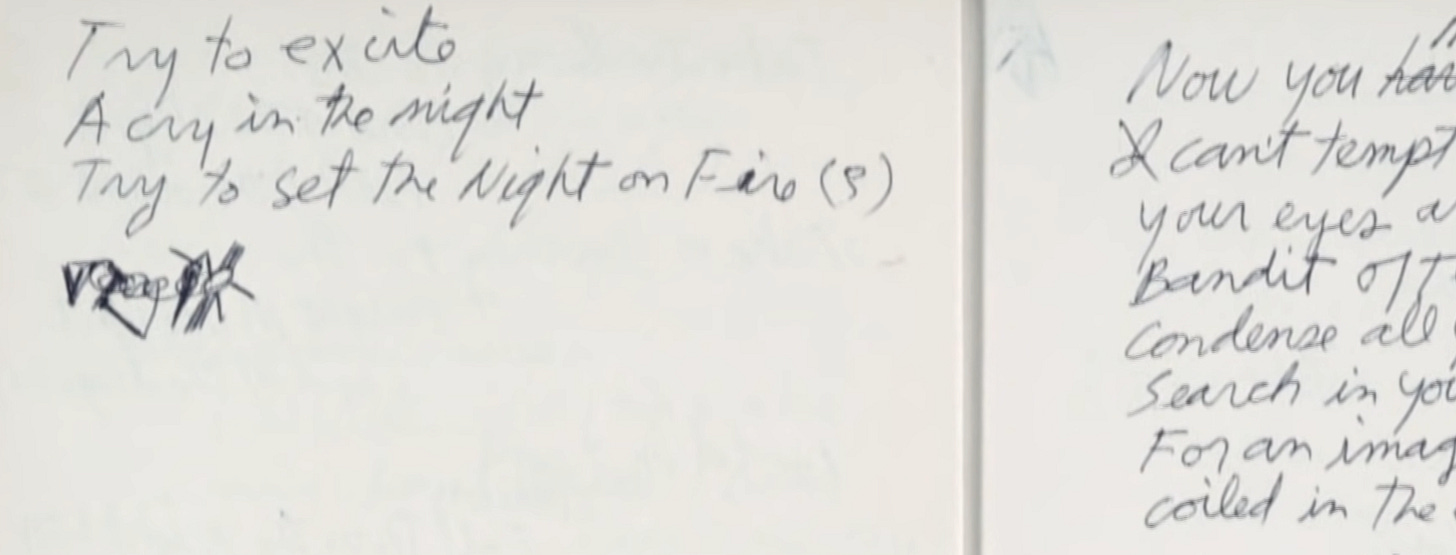 P.S. Jim Morrison's Notes and "The Doors of Perception"