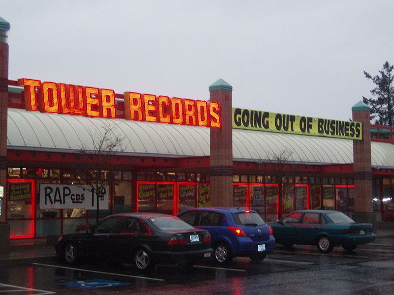 Inside the rise and fall of the record store chain Tower Records