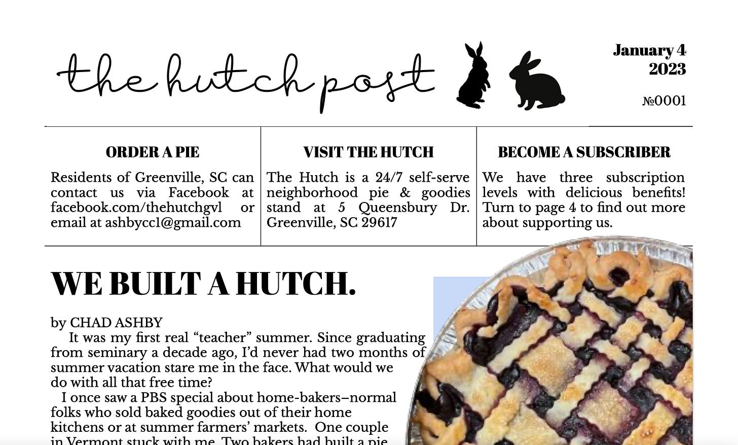 The Hutch Post Vol. 1 by Chad C. Ashby The Hutch Post