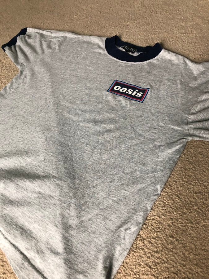 Oasis t shirt amazon hotsell