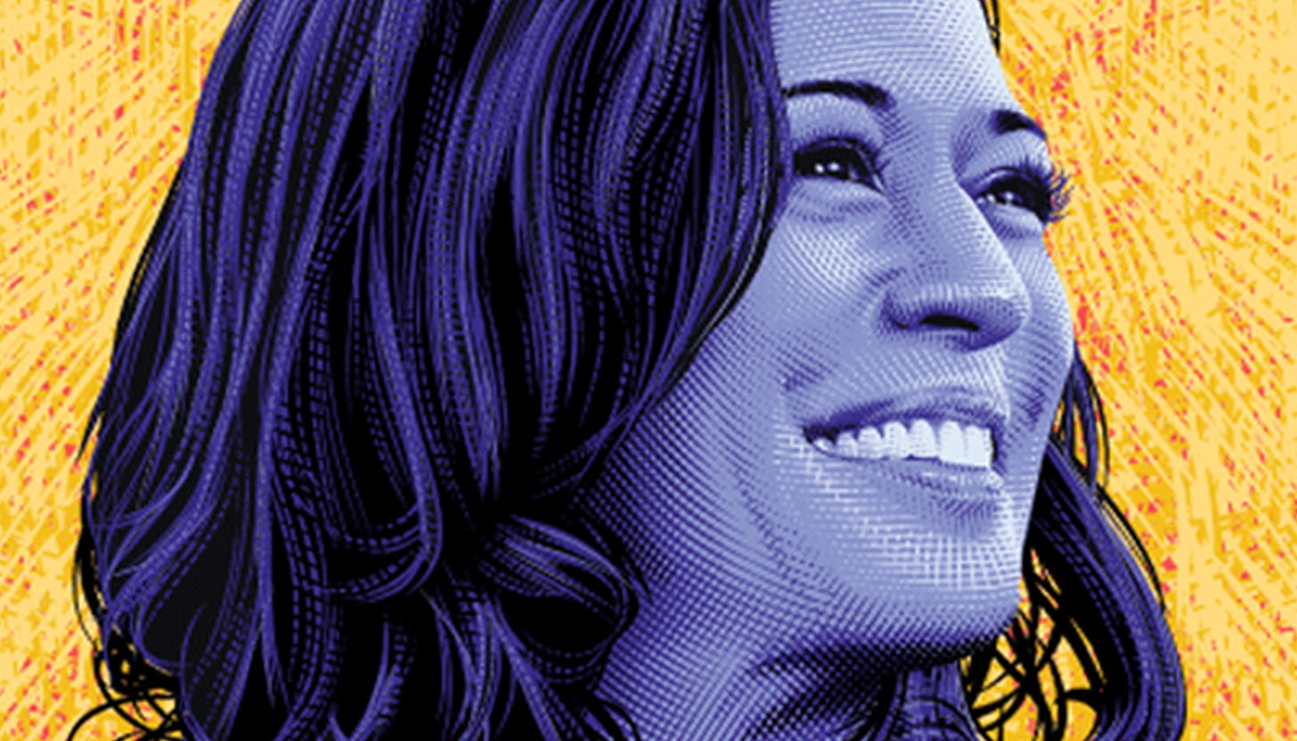 The artist behind Kamala Harris' campaign poster is a rising political