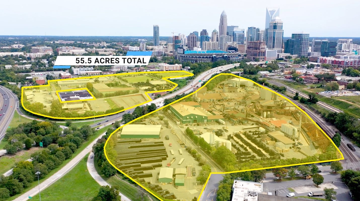 Charlotte Pipe puts 56 acres on the market in uptown